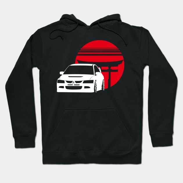 mitsubishi evolution Hoodie by sok3